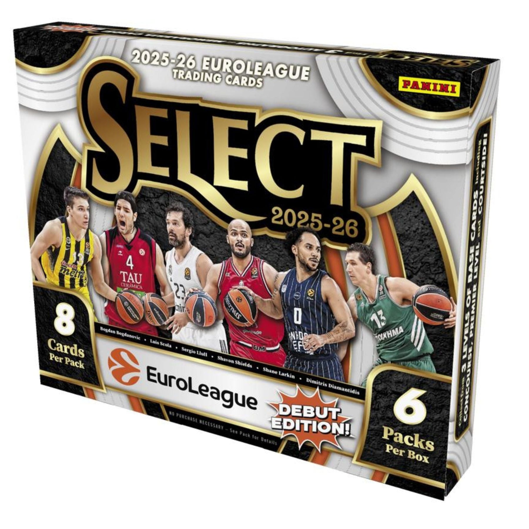 2025/26 Panini Select EuroLeague Basketball Hobby Box