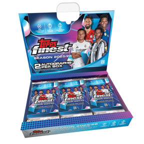 2025/26 Topps Finest UEFA Club Competitions Soccer Hobby Box