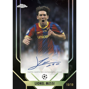2025/26 Topps Chrome UEFA Club Competitions Soccer Blaster Box
