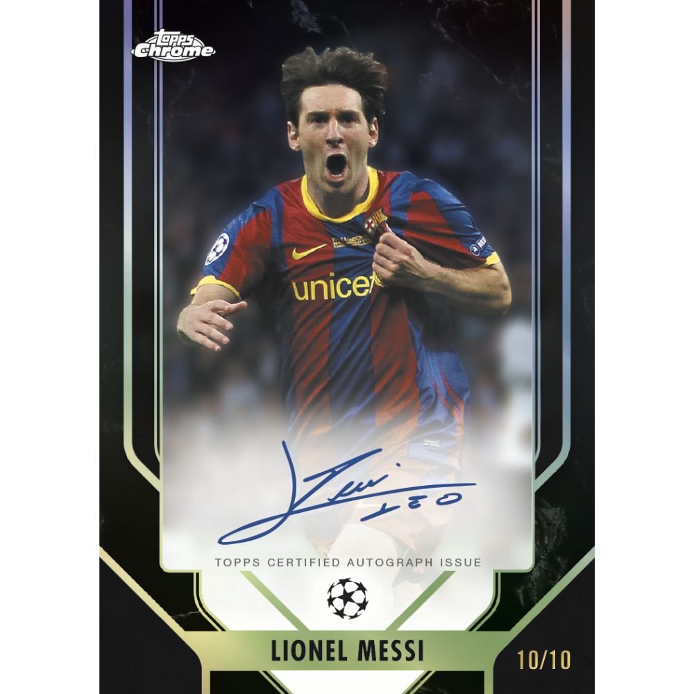 2025/26 Topps Chrome UEFA Club Competitions Soccer Jumbo Box