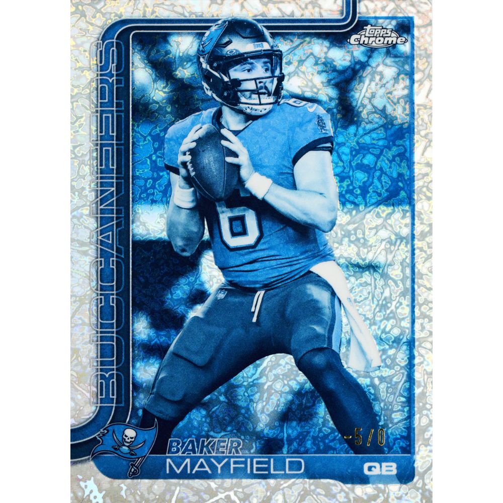 2025 Topps Chrome Football Mega Box