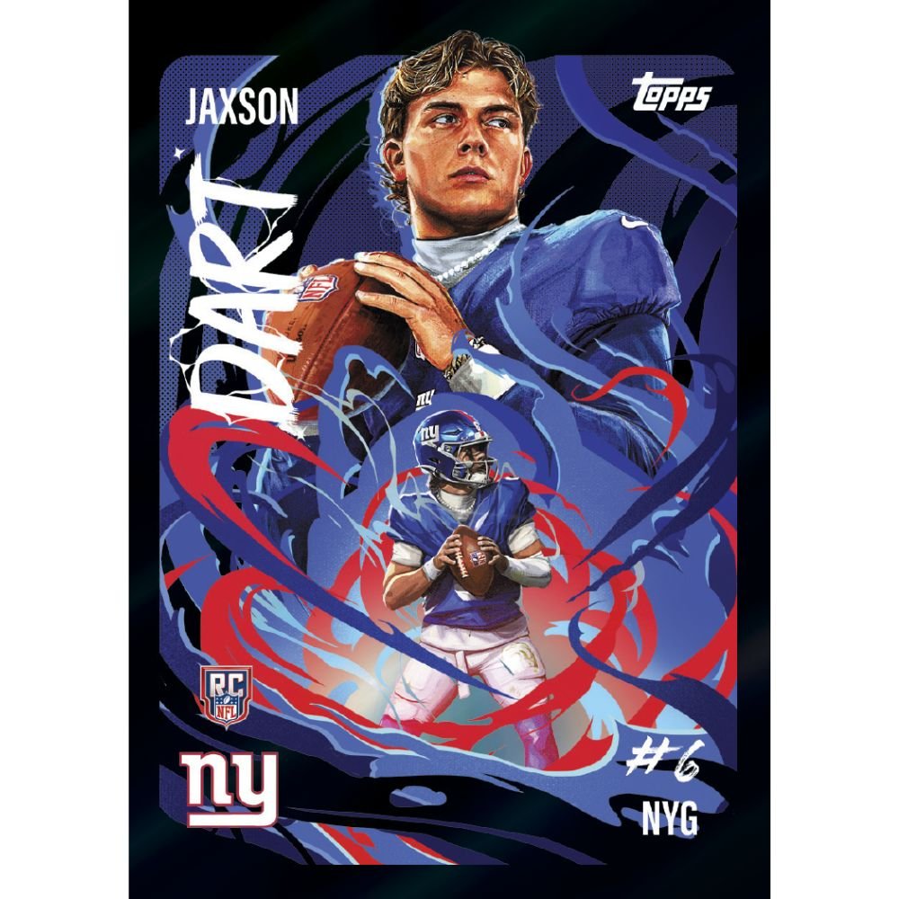 2025 Topps Chrome Football Blaster Box