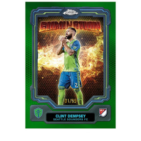 2025 Topps Chrome MLS Soccer Hanger Box