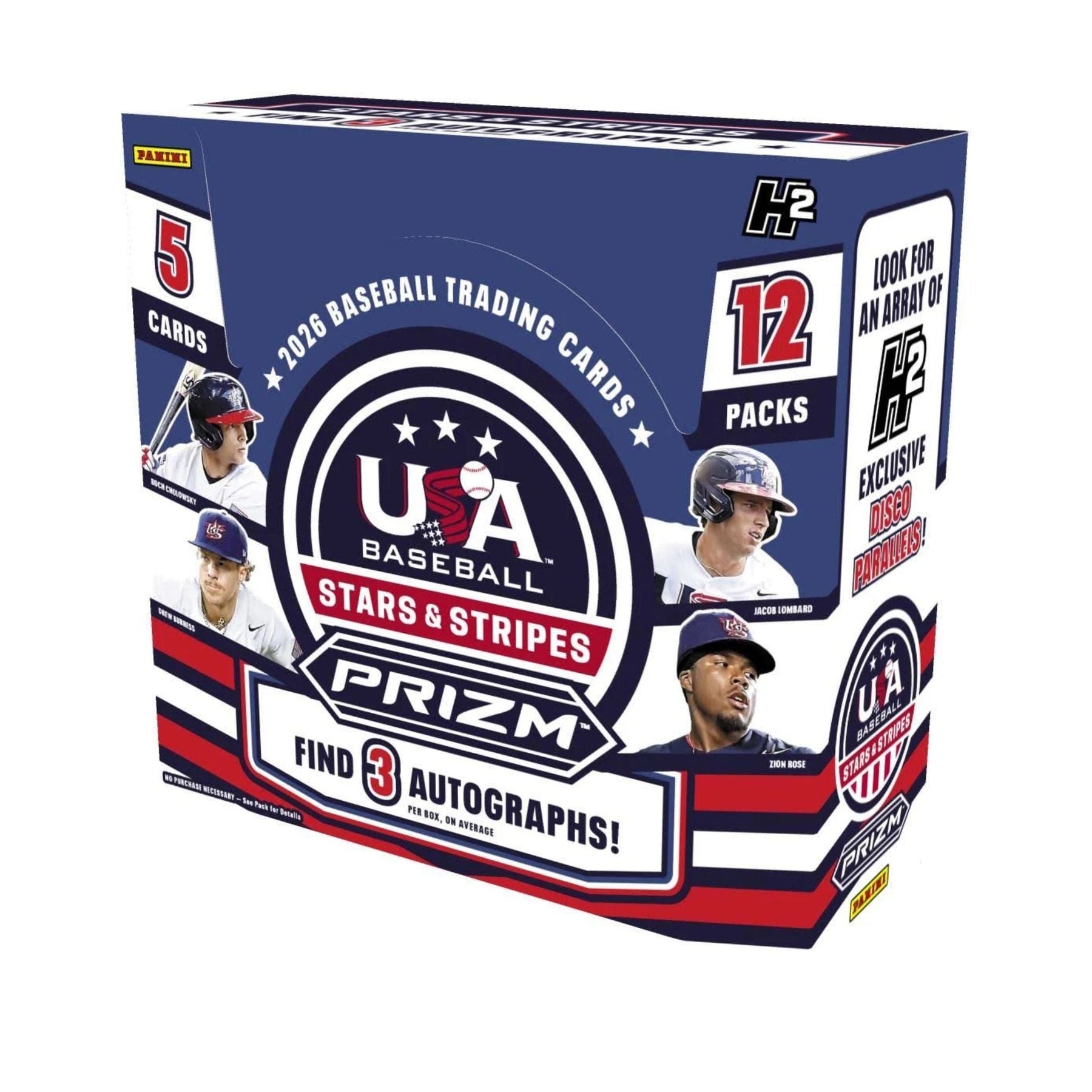 2026 Panini USA Stars & Stripes Prizm Baseball Hybrid Hobby Box