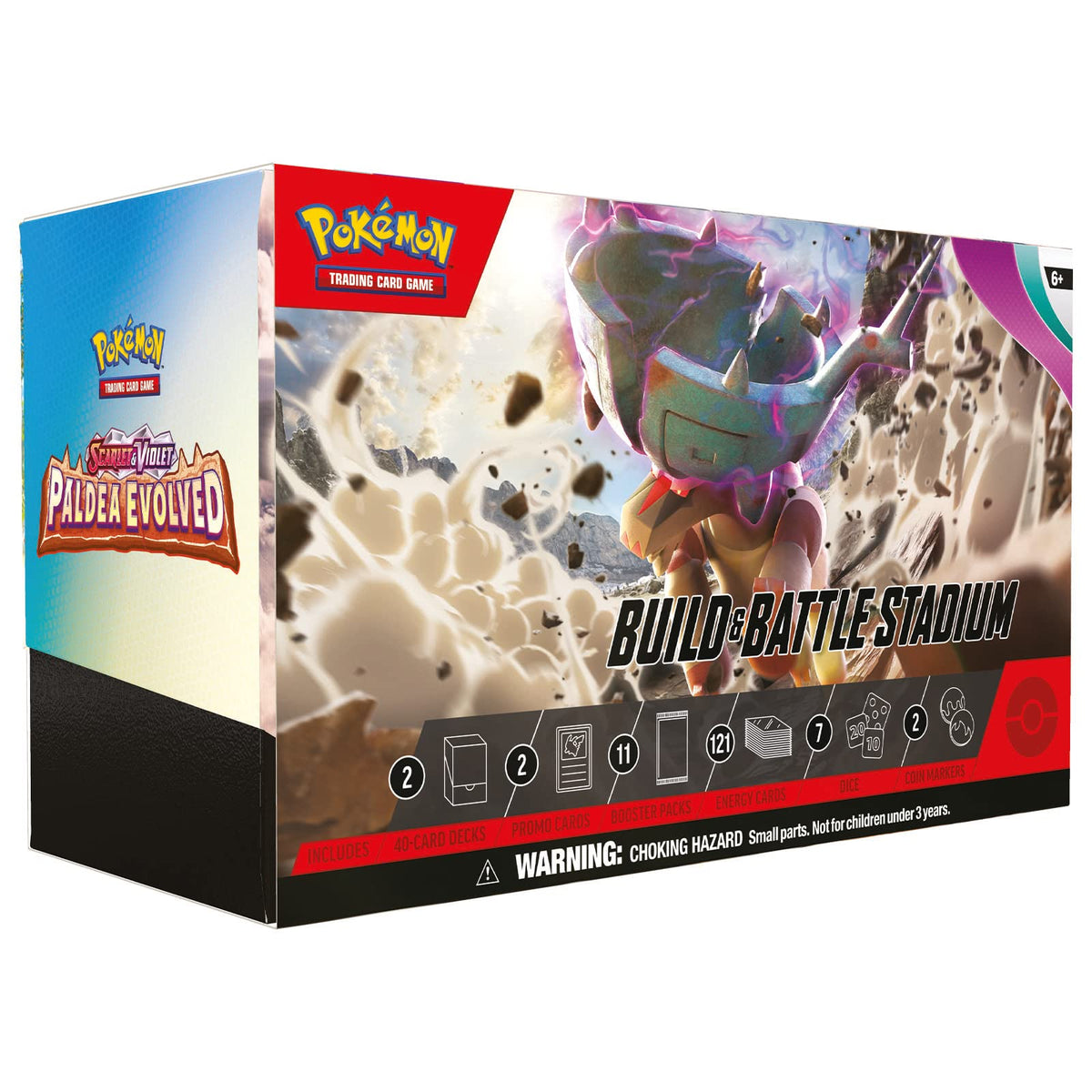 Pokemon Scarlet & Violet Paldea Evolved Build & Battle Stadium