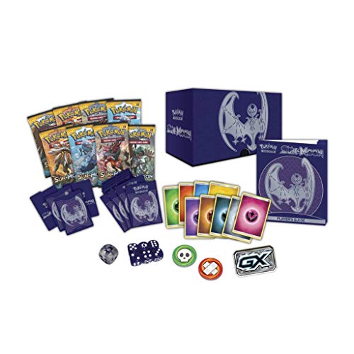Pokemon TCG Sun & Moon Lunala (Purple) & Solgaleo (Red) Elite Trainers Box Booster Set of 2