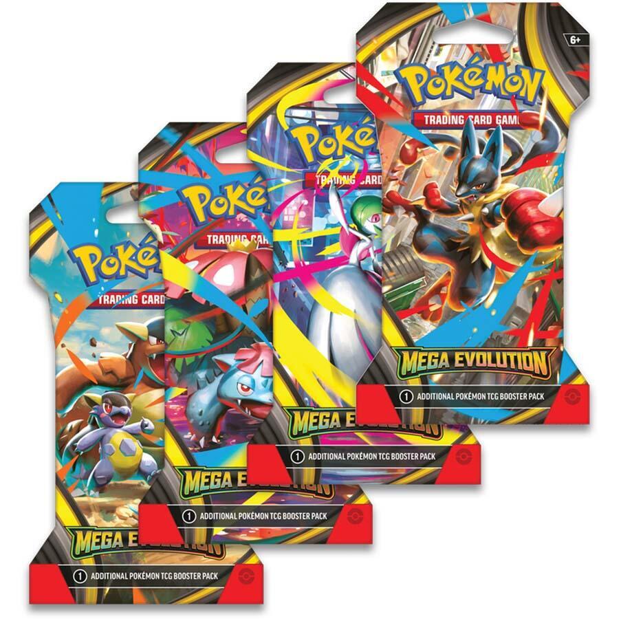 Pokemon Mega Evolution Sleeved Booster Pack (Random Artwork)