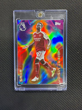 2025 Topps Premier League Bukayo Saka Heat Vision