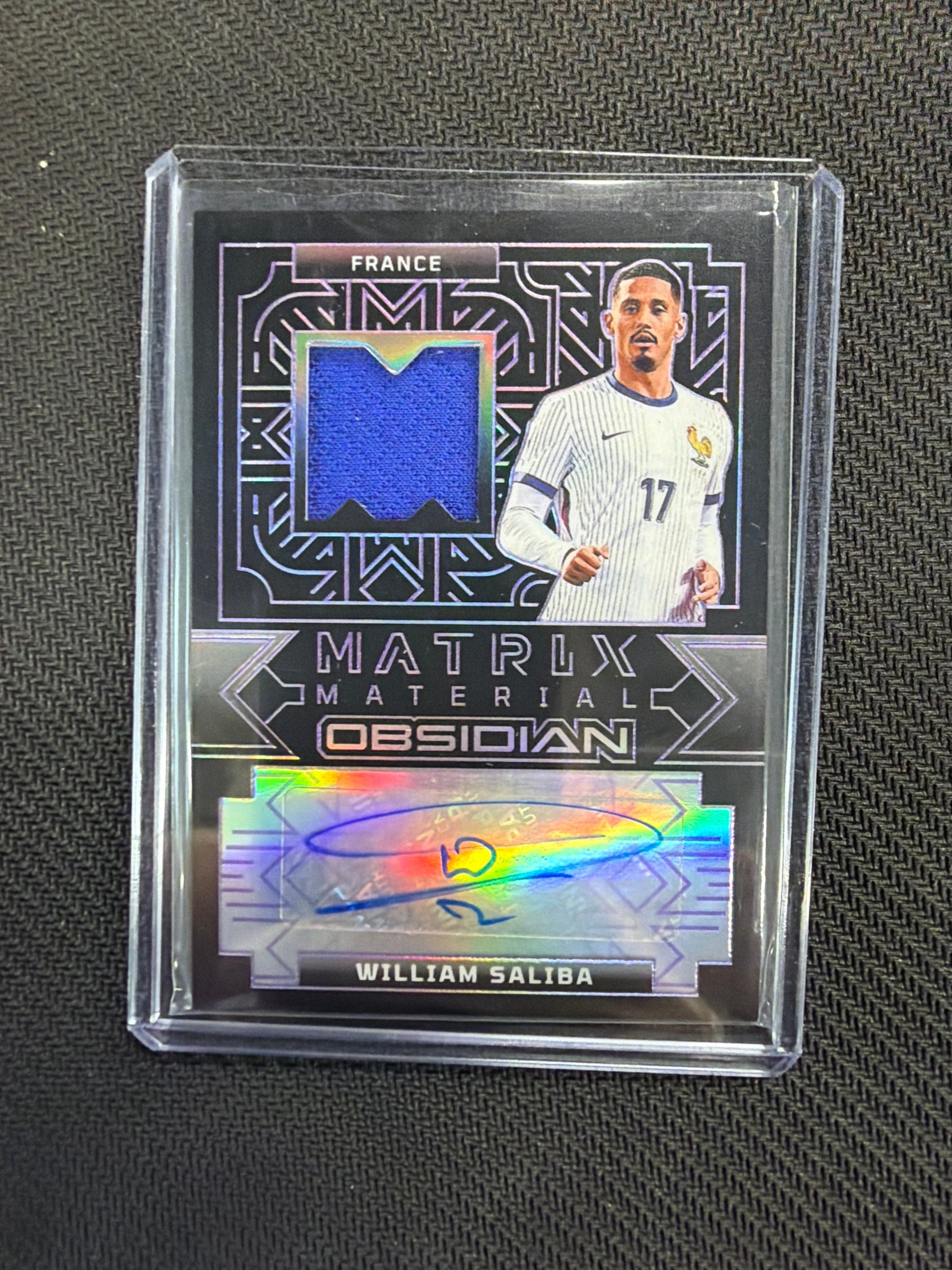 2024-25 Obsidian William Saliba Patch Auto /50 France