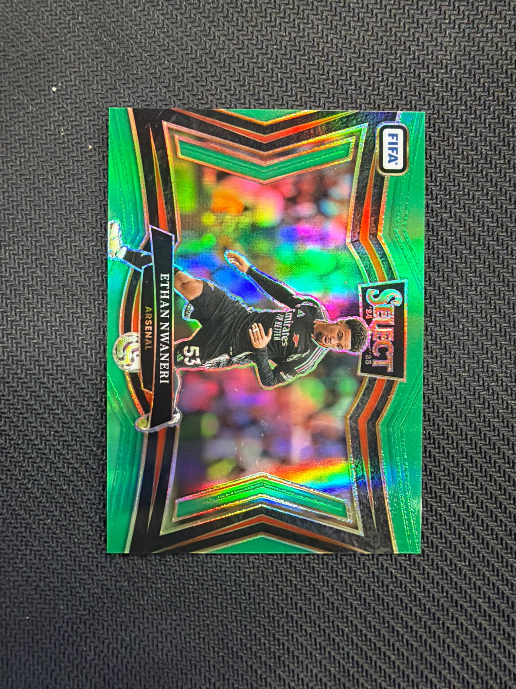 2024-25 Panini Select Ethan Nwaneri Green /5 Arsenal