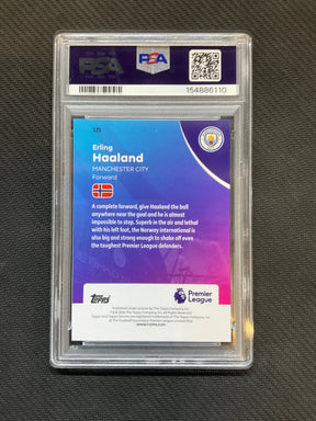 2025-26 Topps Chrome Premier League Erling Haaland PSA 10