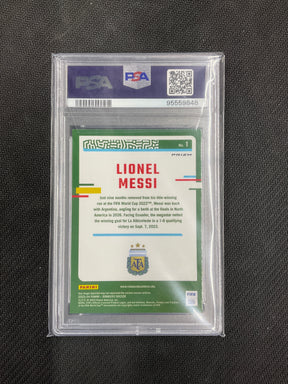 2023/24 Donruss Optic FIFA Lionel Messi Holo PSA 10 Argentina