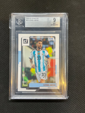 2022-23 Donruss Lionel Messi Argentina BGS 9