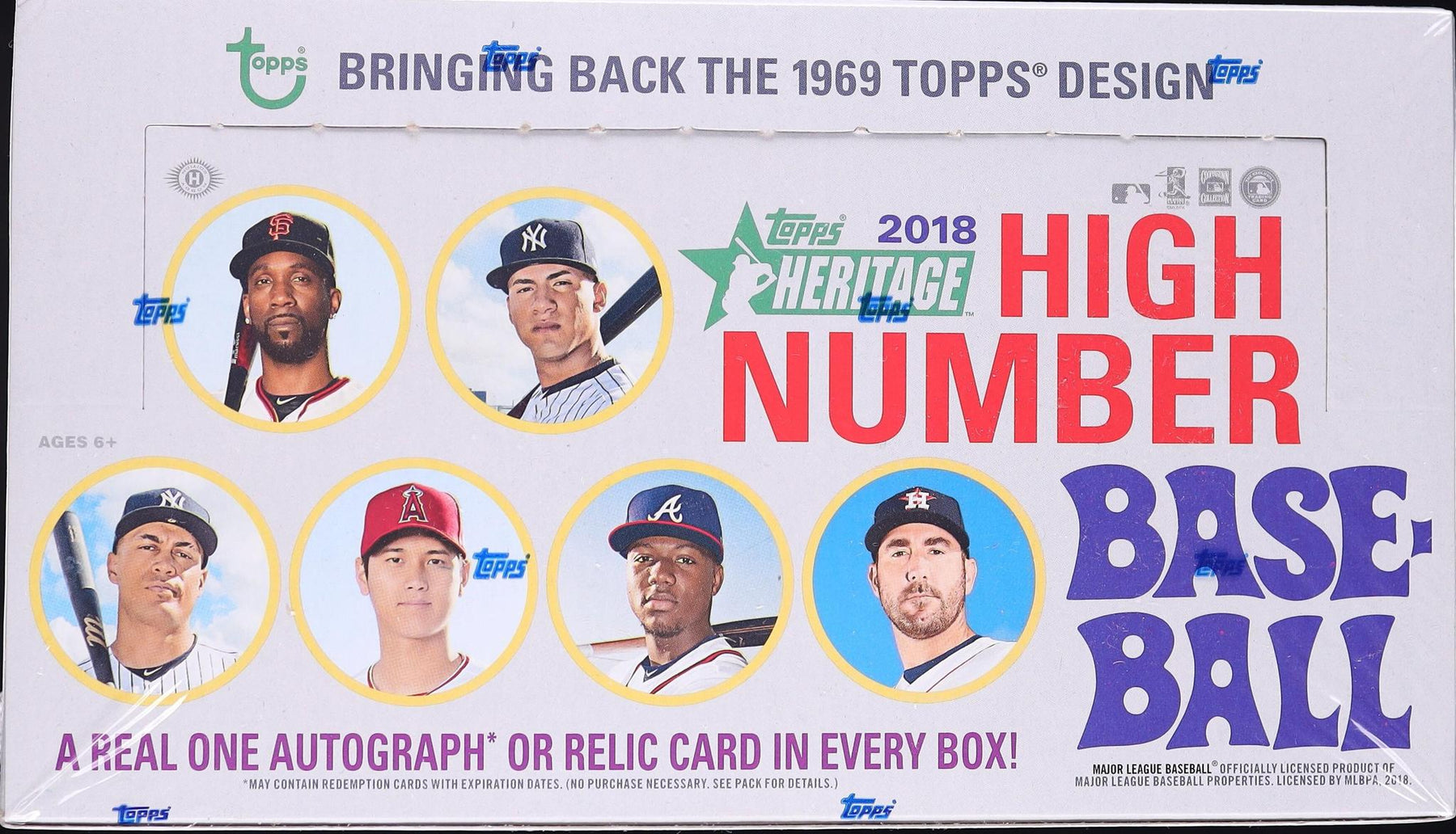 2018 Topps Heritage High Number Hobby Box