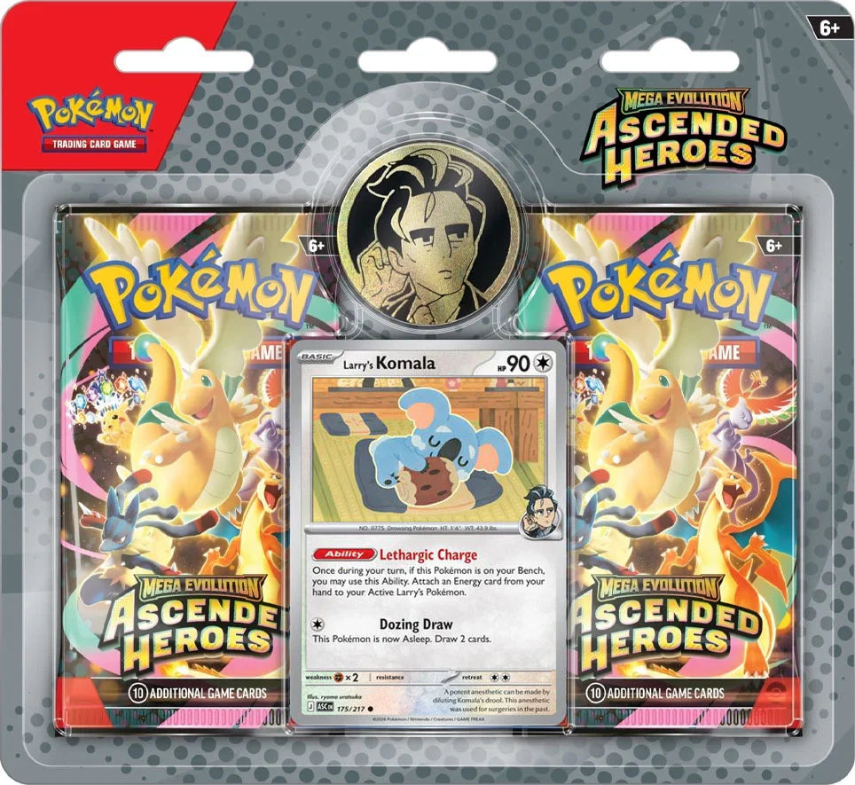 Pokemon TCG ME2.5 Ascended Heroes 2-Pack Blister - Pre-Order
