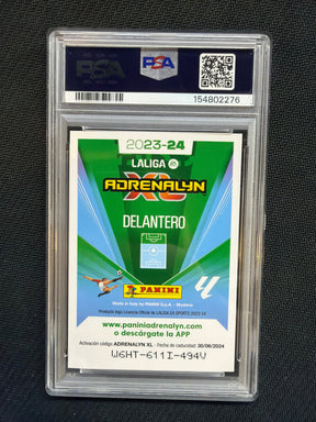 2023-24 Panini Adrenalyn XL Laliga LaMine Yamal Rookie Limited Facesmile Signature PSA 10 276