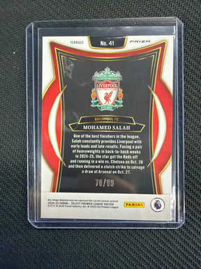2024-25 Panini Select Mohamed Salah Pink /99 Liverpool