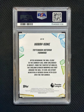 2025-26 Topps Chrome Premier League Harry Kane Golazo PSA 9