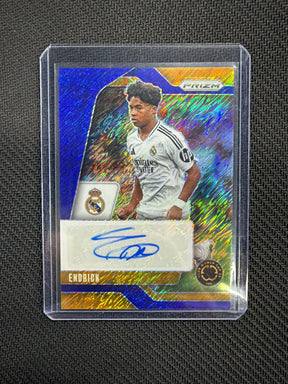 2025 Panini World Cup Endrick Blue Shimmer Auto Real Madrid