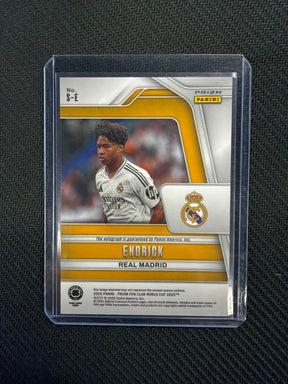 2025 Panini World Cup Endrick Blue Shimmer Auto Real Madrid
