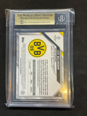 2021-22 Topps UCL Jude Bellingham BGS 9.5