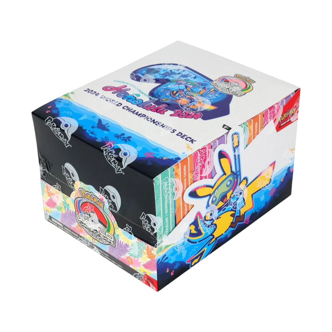 Pokémon 2024 World Championships Deck Sealed Display Box (8 Decks)
