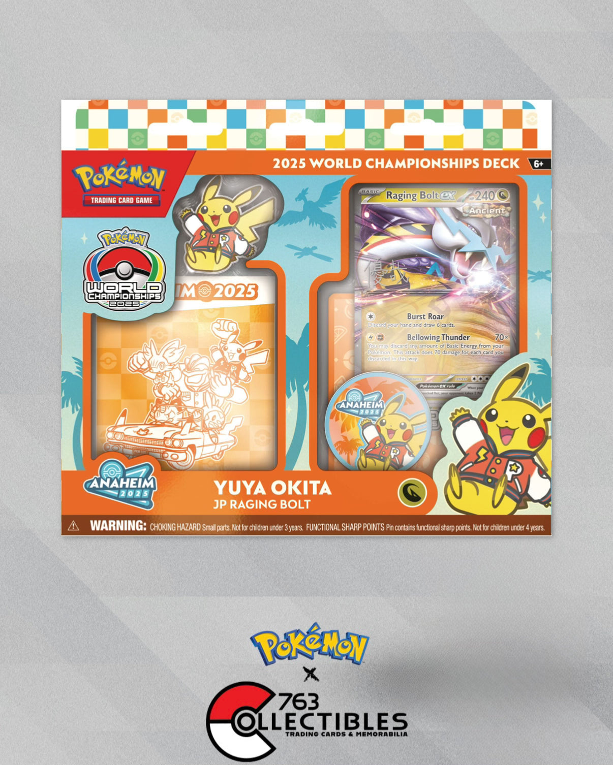 Pokemon 2025 World Championship Deck - Yuya Okita (JP Raging Bolt)