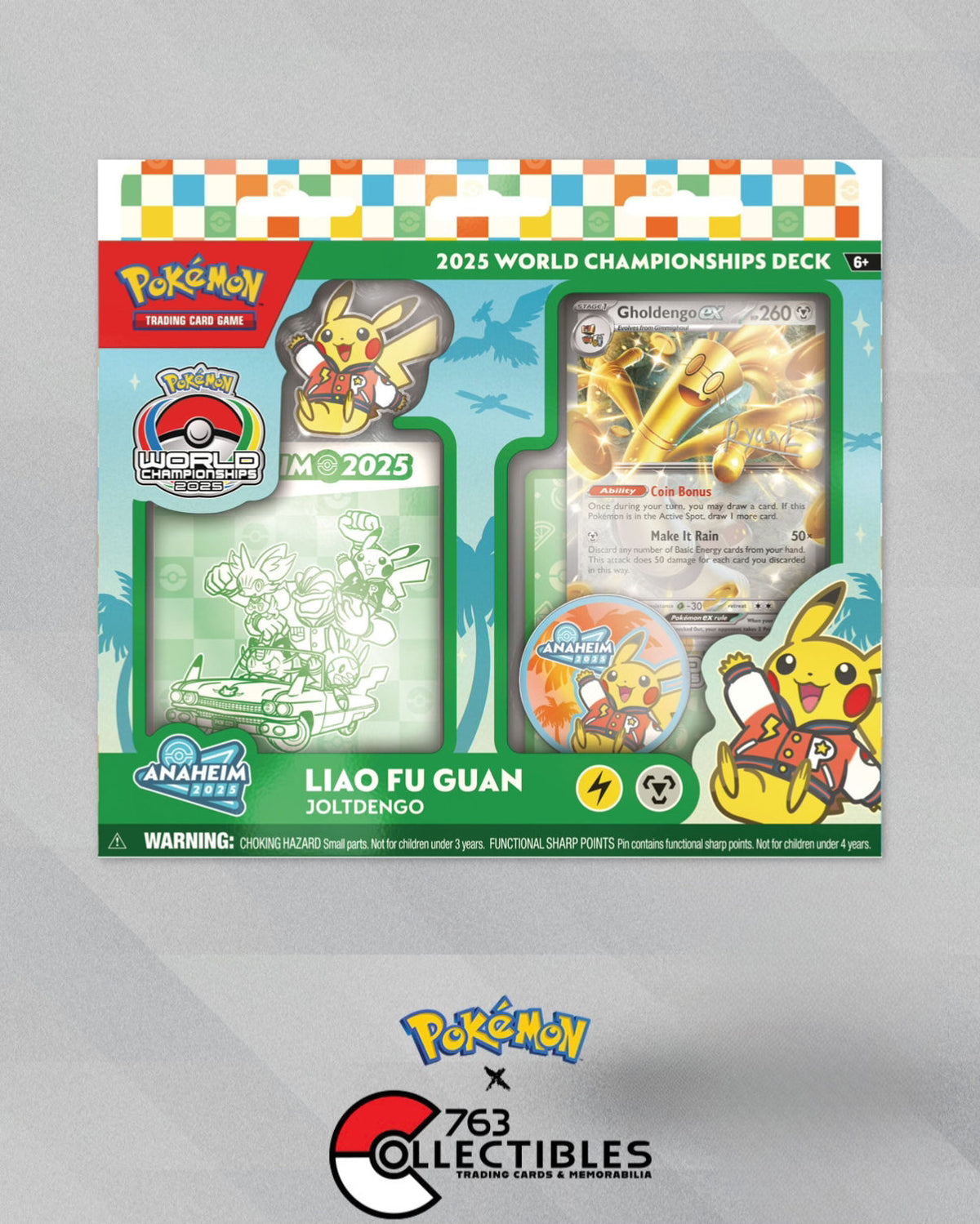 Pokemon 2025 World Championship Deck - Liao Fu Guan (Joltdengo)