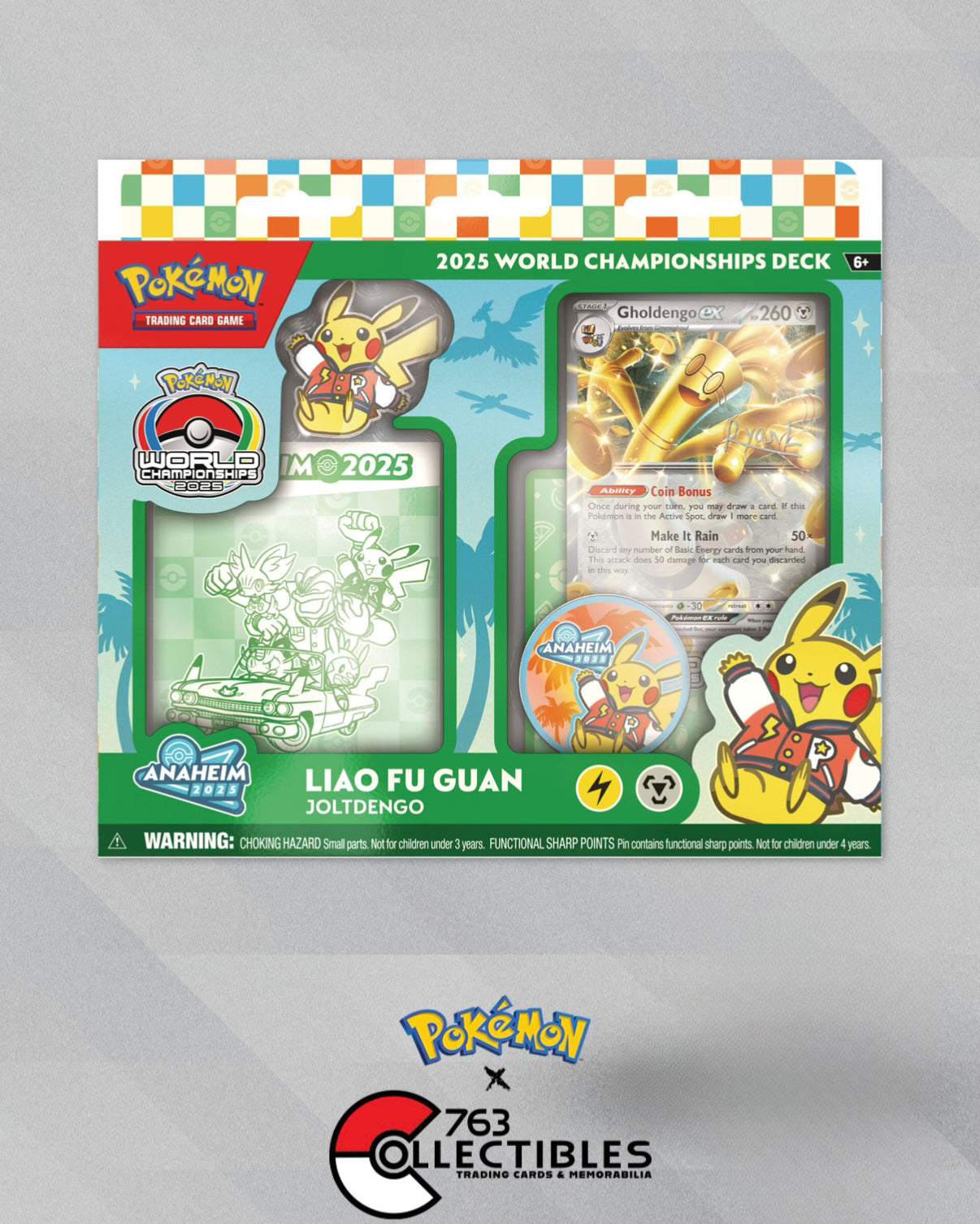 Pokemon 2025 World Championship Deck - Liao Fu Guan (Joltdengo)