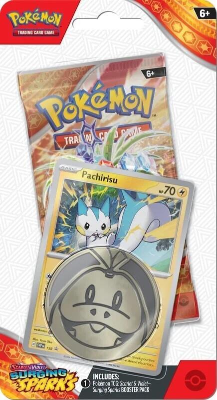 Pokemon Surging Sparks Single Pack Blister (Pachirisu)