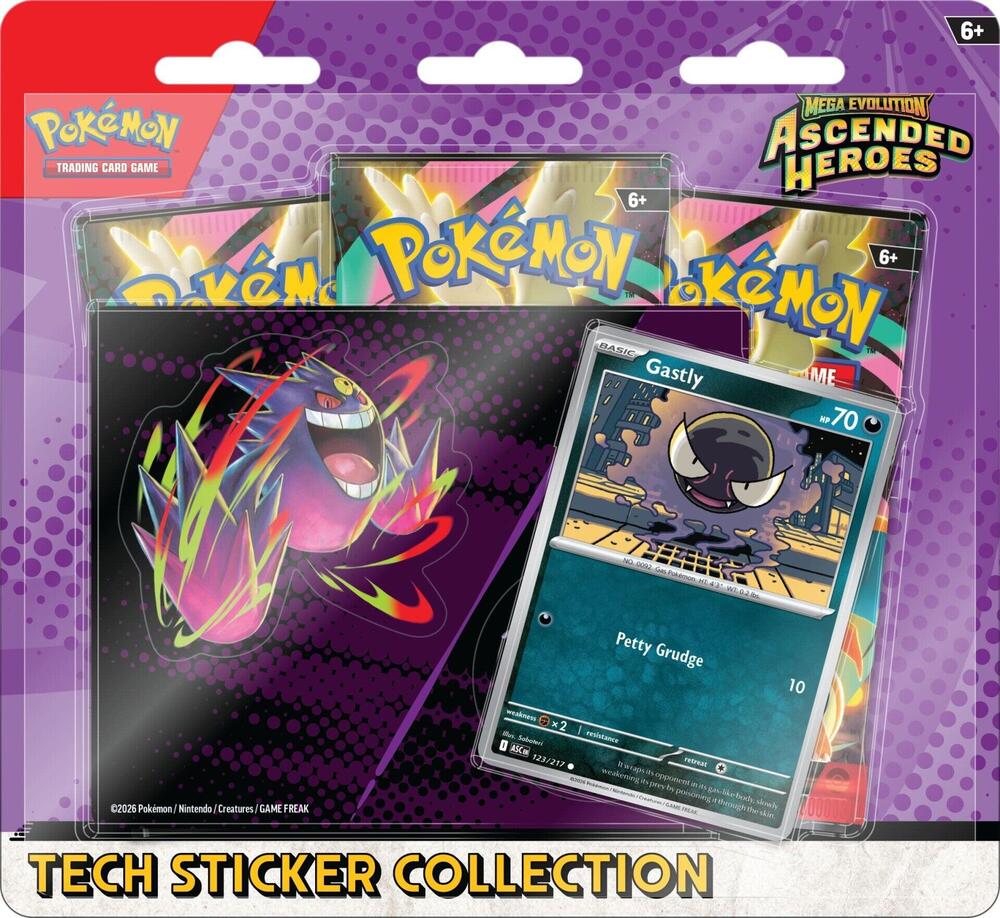 Pokemon TCG ME2.5 Ascended Heroes Tech Sticker Collection - Pre-Order