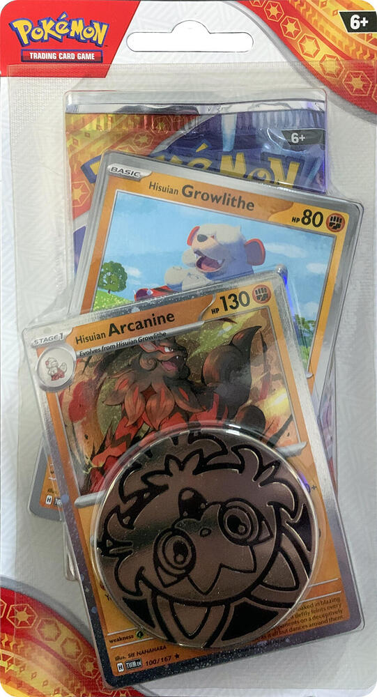 Pokemon Surging Sparks Single Pack Blister (Hisuian Arcanine)