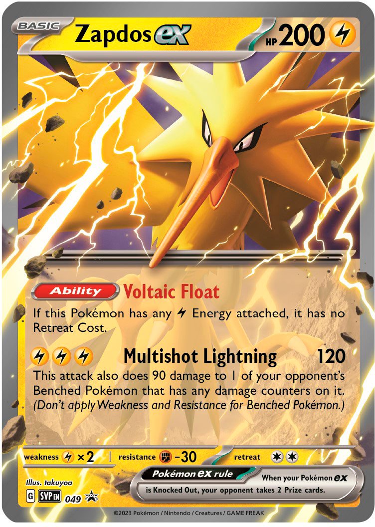 Pokemon SV3.5 Scarlet and Violet 151 Zapdos EX Collection Box - Pre-Order